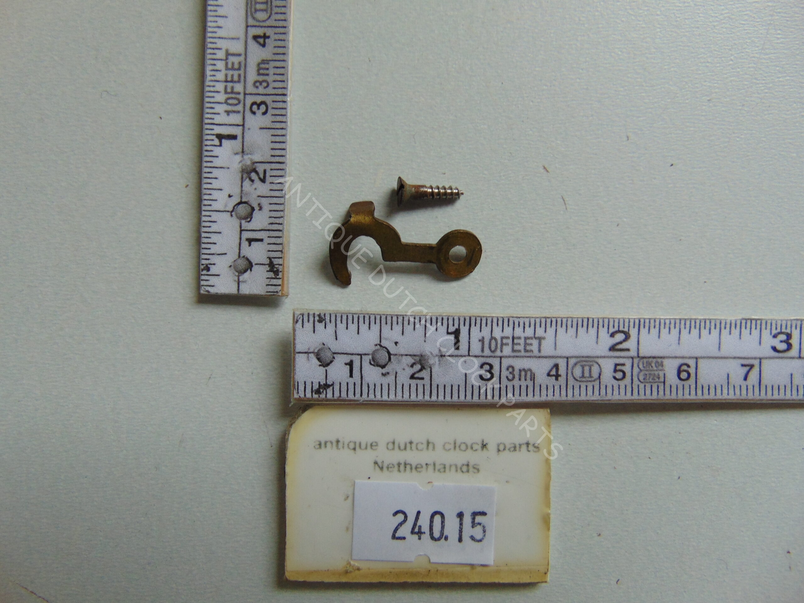 ANTIQUE DOOR HOOK OR LATCH FOR A GERMAN REGULATOR CLOCK