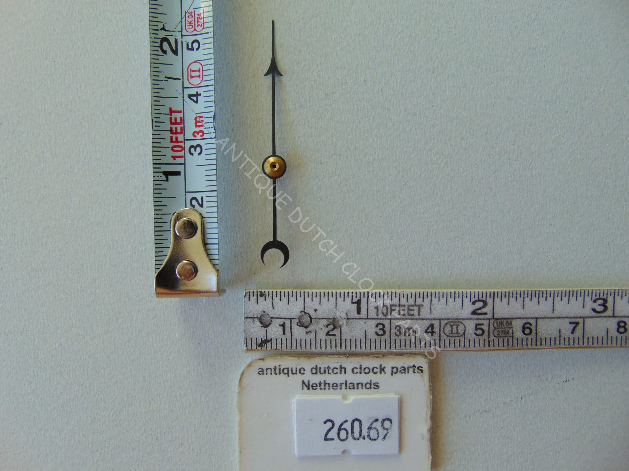 NEEDLE FOR BAROMETER LENGTH FROM THE CORE TO THE END 1 1/2" OR 3 CM LONG