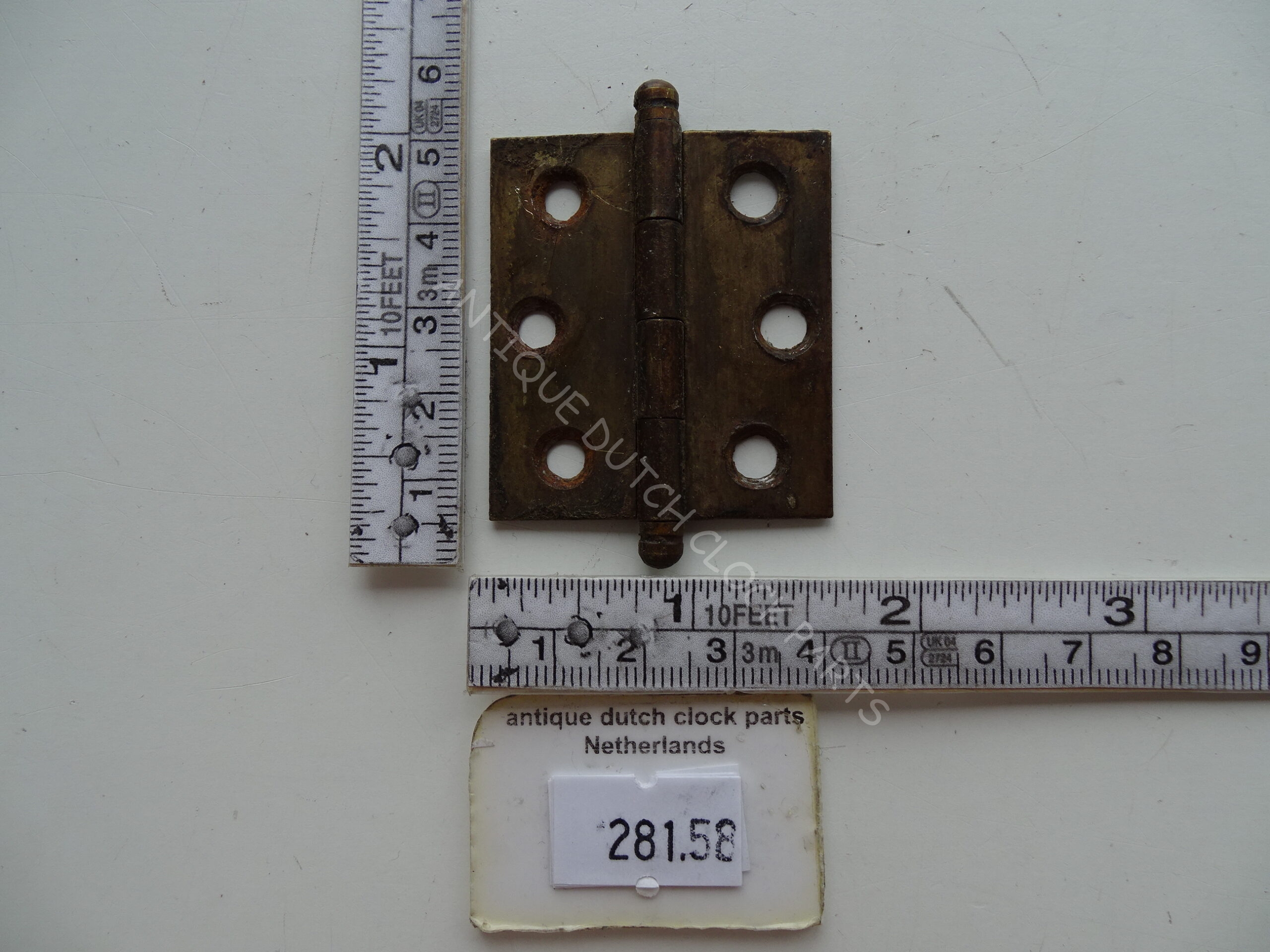 ORIGINAL HINGE FOR A GERMAN GRANDFATHER CLOCK - ADCP